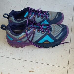 Merrell Women's Athletic Shoes - Gray and Purple 8
